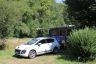 Camping Auvergne : Mobile home 2chambres avec terrasse couverte